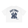 East Coast NY - Boxy Drop Shoulder Crop T-Shirt