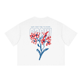 Grow - Boxy Drop Shoulder Crop T-Shirt