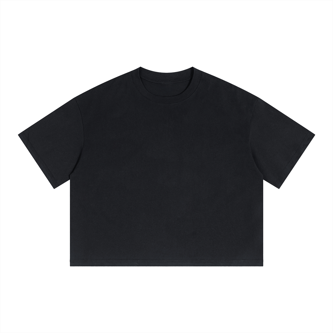 Inspiration - Boxy Drop Shoulder Crop T-Shirt
