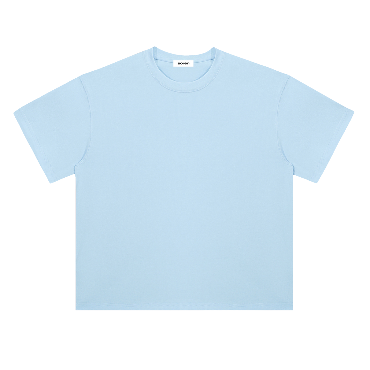 Different by choices not by chance - Blue Heavyweight Drop Shoulder Cotton T-Shirt